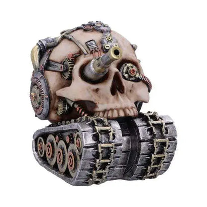 NEMESIS NOW TECHNO TANK STEAMPUNK SKULL FIG FIGURA 16 cm