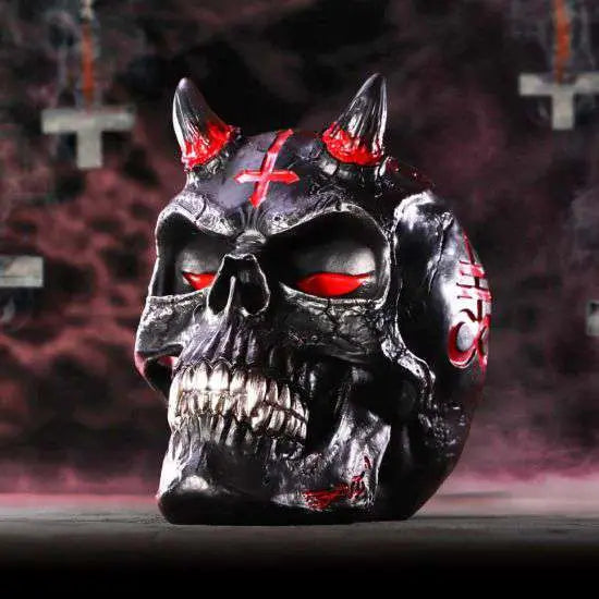 NEMESIS NOW JAMES RYMAN INFERNAL SKULL FIG FIGURA 20 cm