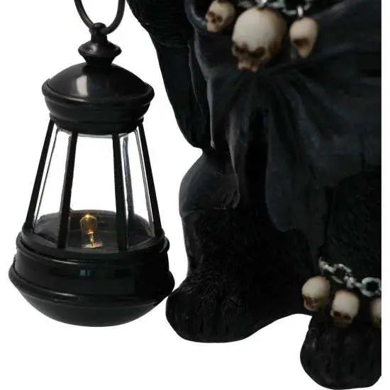 REAPERS FELINE LANTERN GRIM REAP CAT FIG