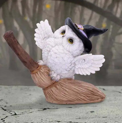 NEMESIS NOW SNOWY FLIGHT OWL FIG FIGURA 13.5 cm
