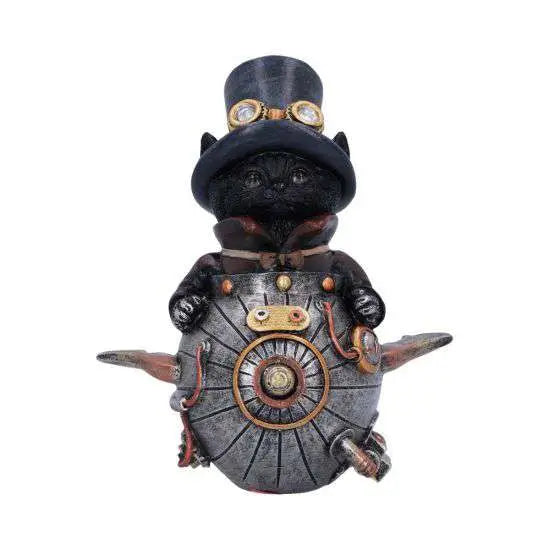 FELINE INVENTION STEAMPUNK CAT FIG