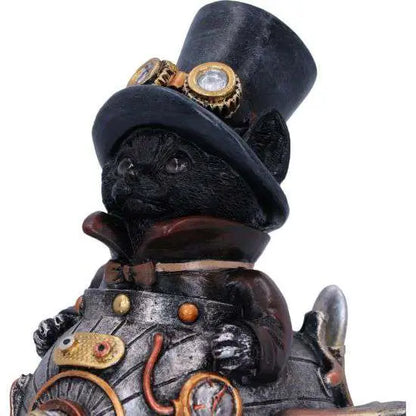 FELINE INVENTION STEAMPUNK CAT FIG
