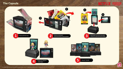 YUME STRANGER THINGS - UPSIDE DOWN CAPSULE SERIES 1 - DISPLAY (12 UNITS) MINI FIGURA
