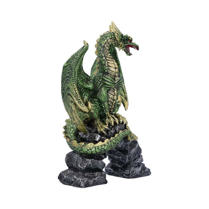 DRAGON FIGURINE GREEN METALLIC HARANU