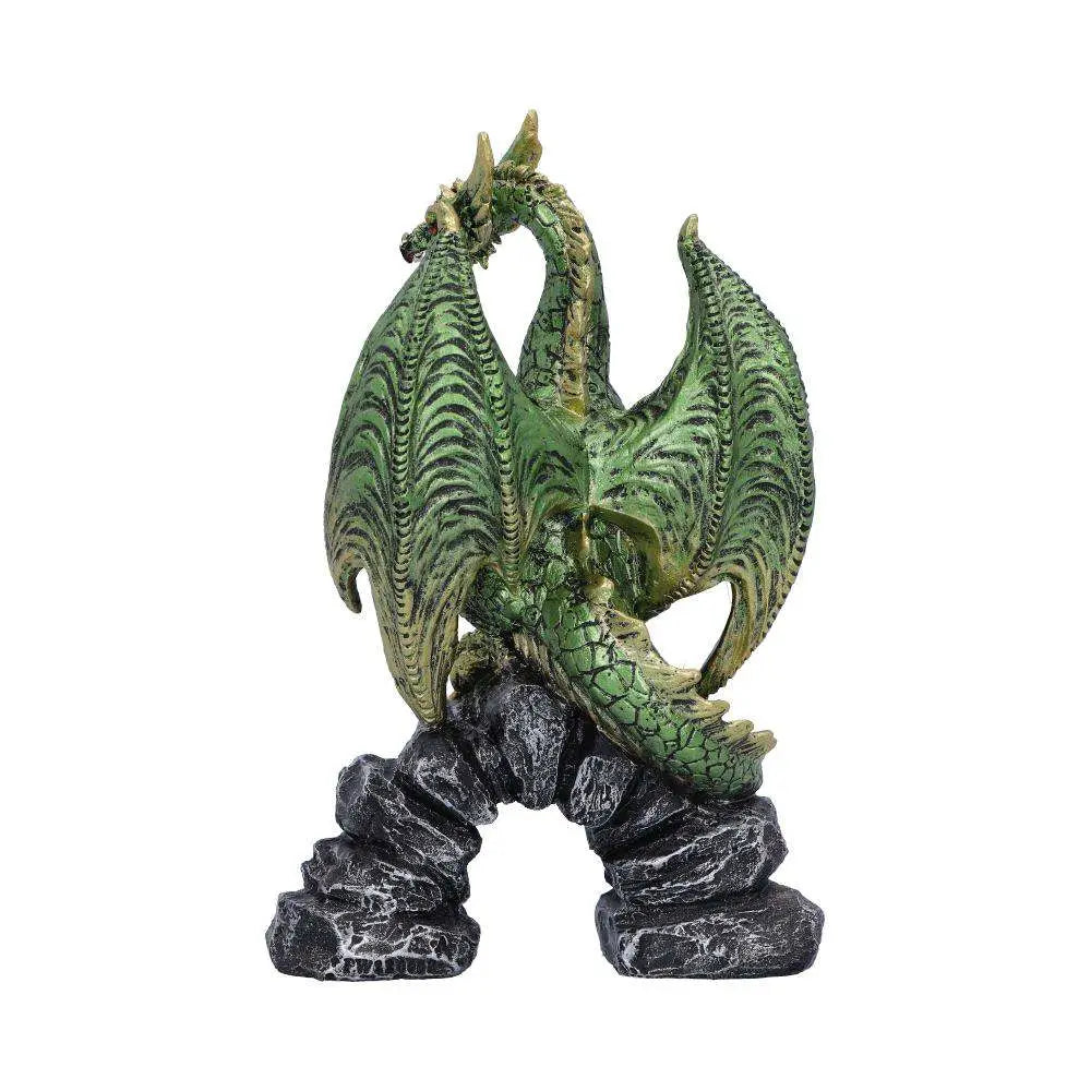 DRAGON FIGURINE GREEN METALLIC HARANU
