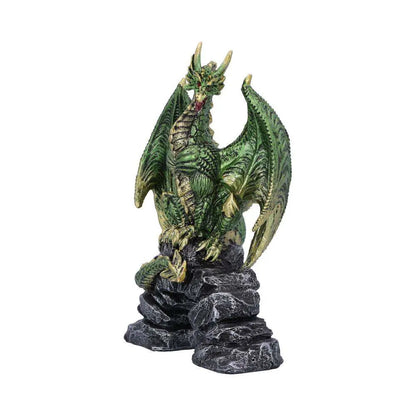 DRAGON FIGURINE GREEN METALLIC HARANU