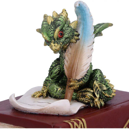 THE SCRIBE DRAGON TRINKET BOX