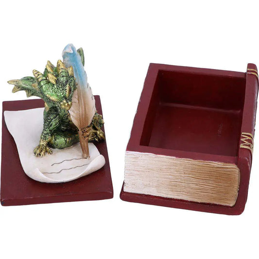 THE SCRIBE DRAGON TRINKET BOX