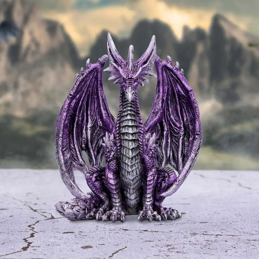 DRAGON FIGURINE PORFIRIO PURPLE