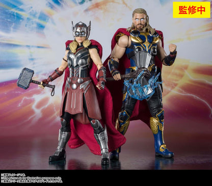 BANDAI SHF THOR LOVE & THUNDER MIGHTY THOR ACTION FIGURE 14 cm