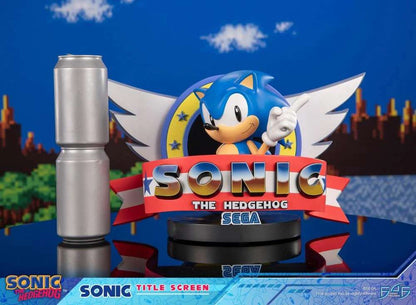 SONIC THE HEDGEHOG TITLE SCREEN STATUE