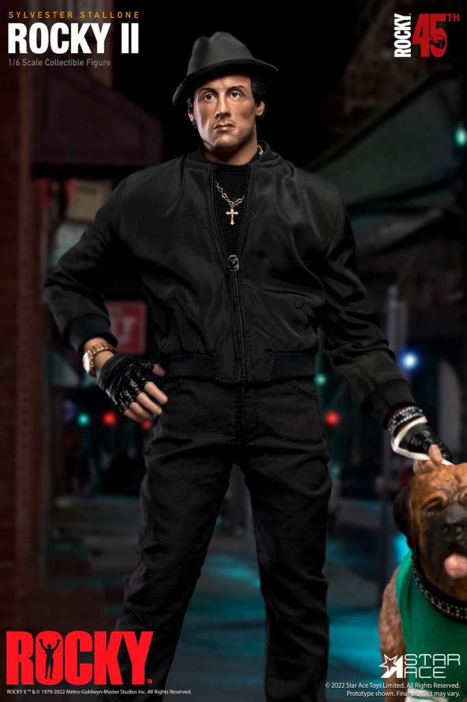 ROCKY BALBOA BLACK SUIT 1/6 DELUXE AF