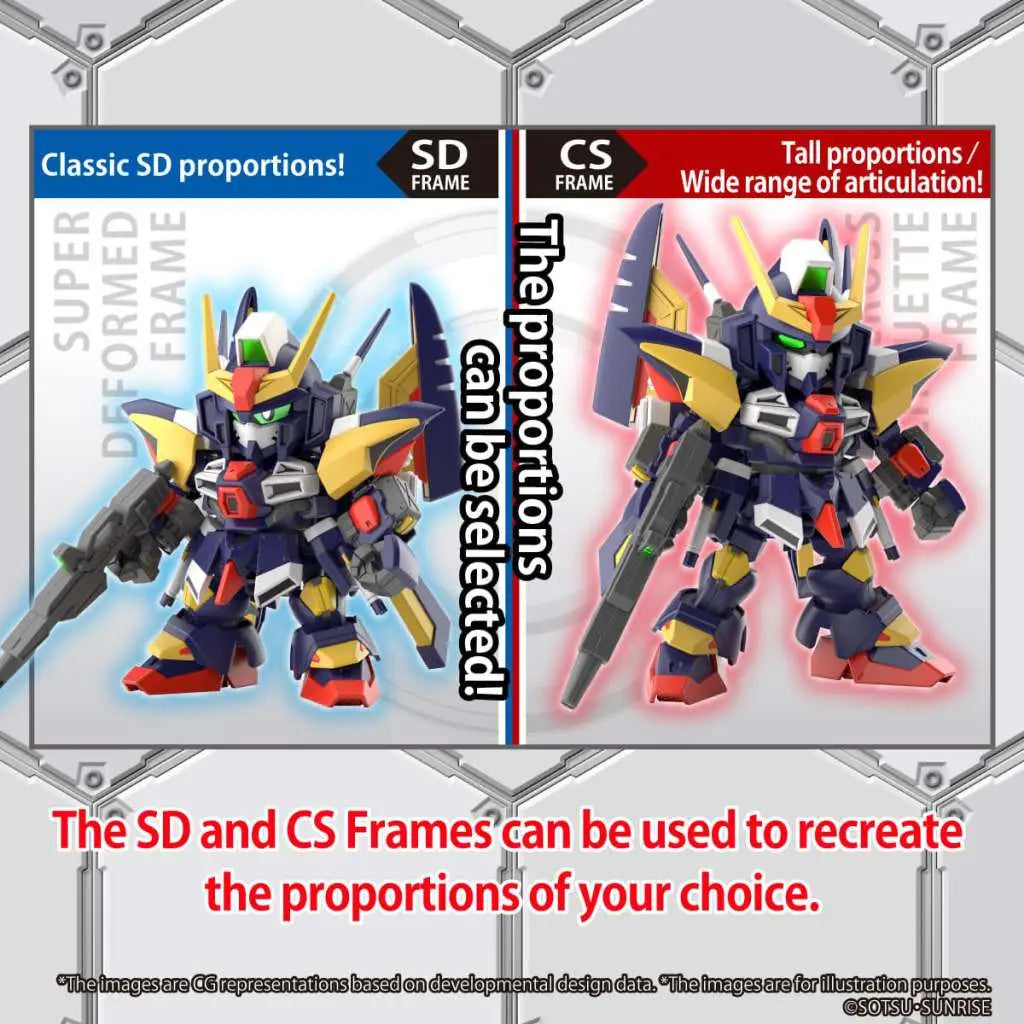 SD CROSS SILHOUETTE GUNDAM TORNADO