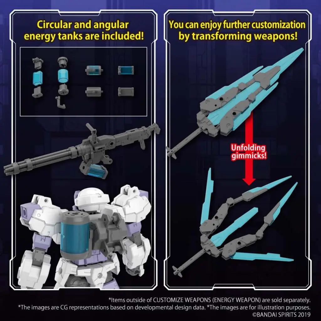 BANDAI RG 30MM CUSTOMIZE WEAPONS ENEY WEAPON MODEL KIT -