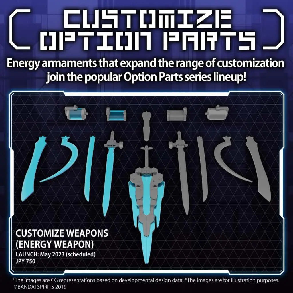 BANDAI RG 30MM CUSTOMIZE WEAPONS ENEY WEAPON MODEL KIT -