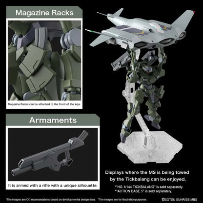 BANDAI HG ZOWORT HEAVY 1/144 MODEL KIT 13 cm