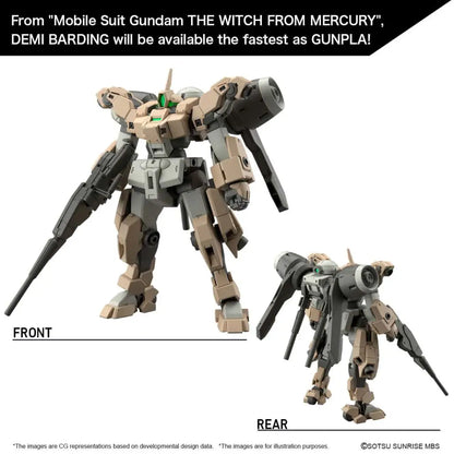 BANDAI HG DEMI BARDING 1/144 MODEL KIT 13 cm
