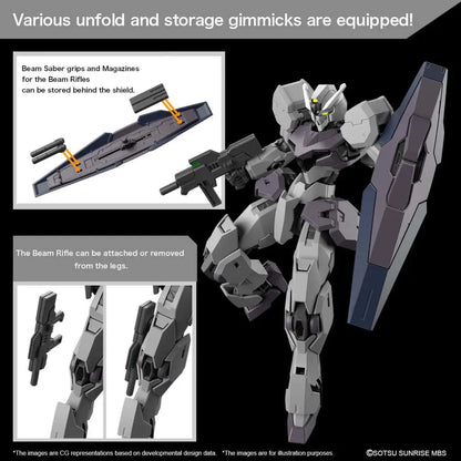 BANDAI HG GUNDVOLVA 1/144 MODEL KIT 13 cm