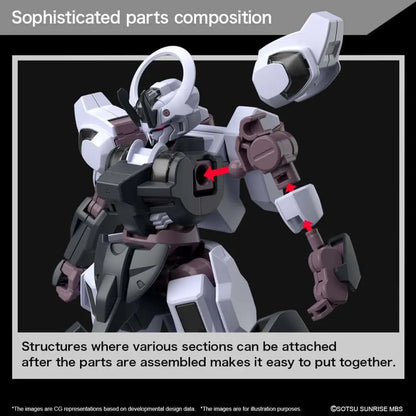 BANDAI - GUNDAM HG SCHWARZETTE 1/144 MODEL KIT 13 cm