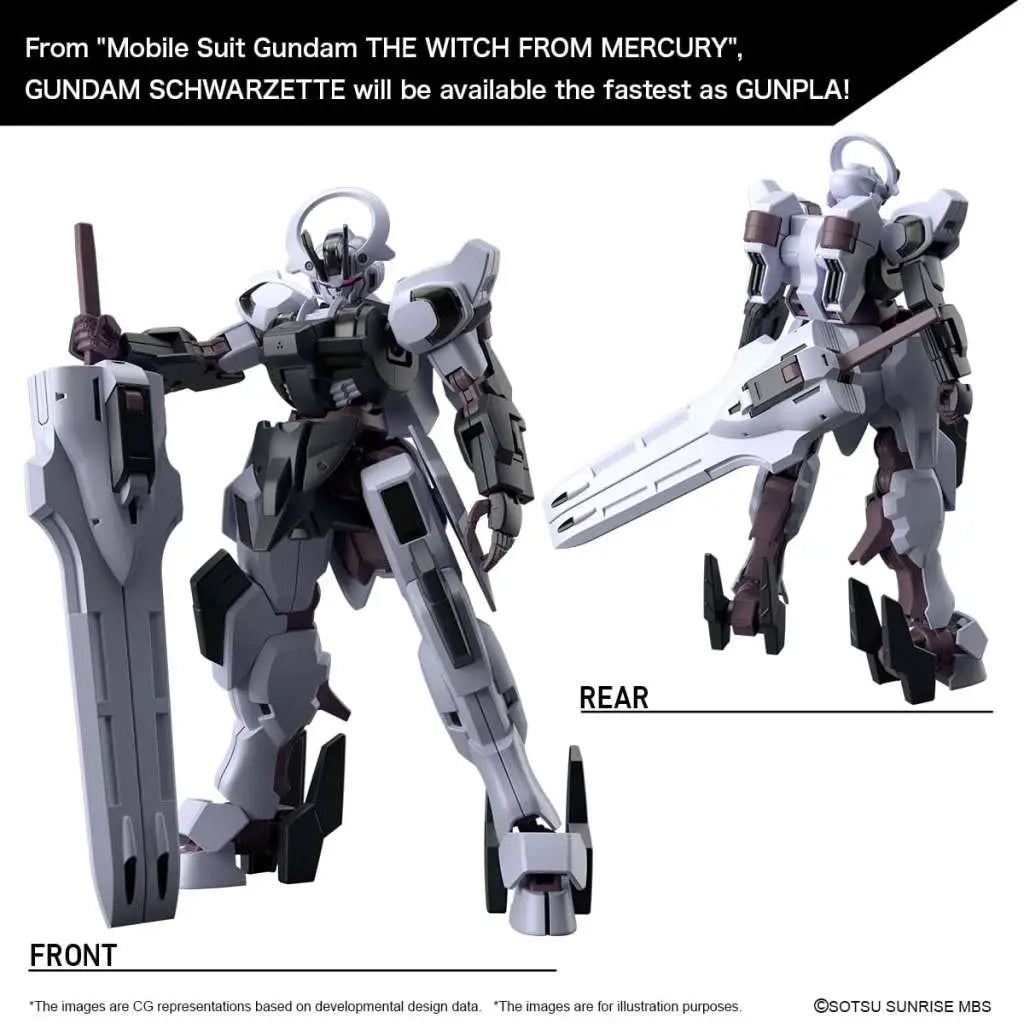 BANDAI - GUNDAM HG SCHWARZETTE 1/144 MODEL KIT 13 cm