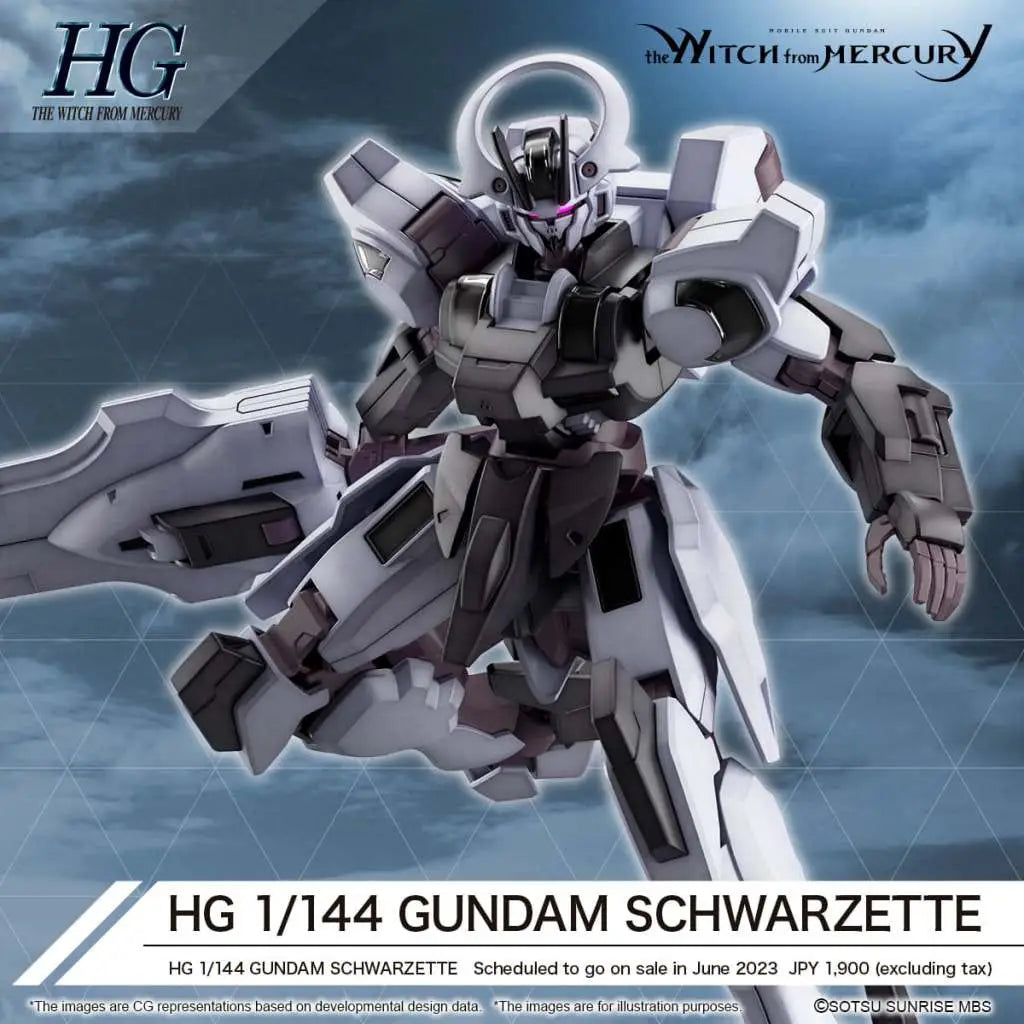 BANDAI - GUNDAM HG SCHWARZETTE 1/144 MODEL KIT 13 cm