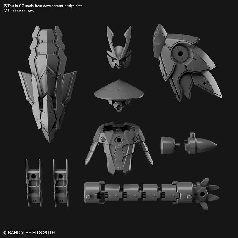 30MM OP PARTS SET 4 SENGOKU ARMOR 1/144