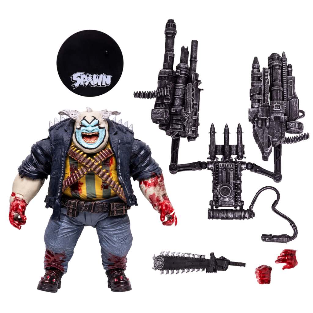 MCFARLANE TOYS SPAWN CLOWN BLOODY DLX SET ACTION FIGURE 17 cm