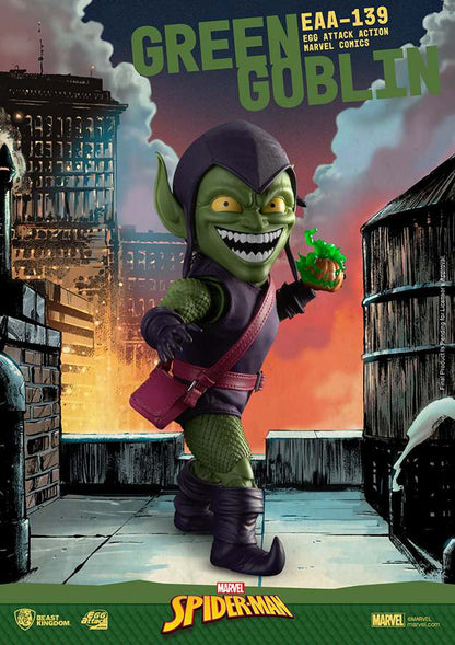 BEAST KINGDOM GREEN GOBLIN - MARVEL EGG ATTACK COMICS ACTION FIGURE 16 cm