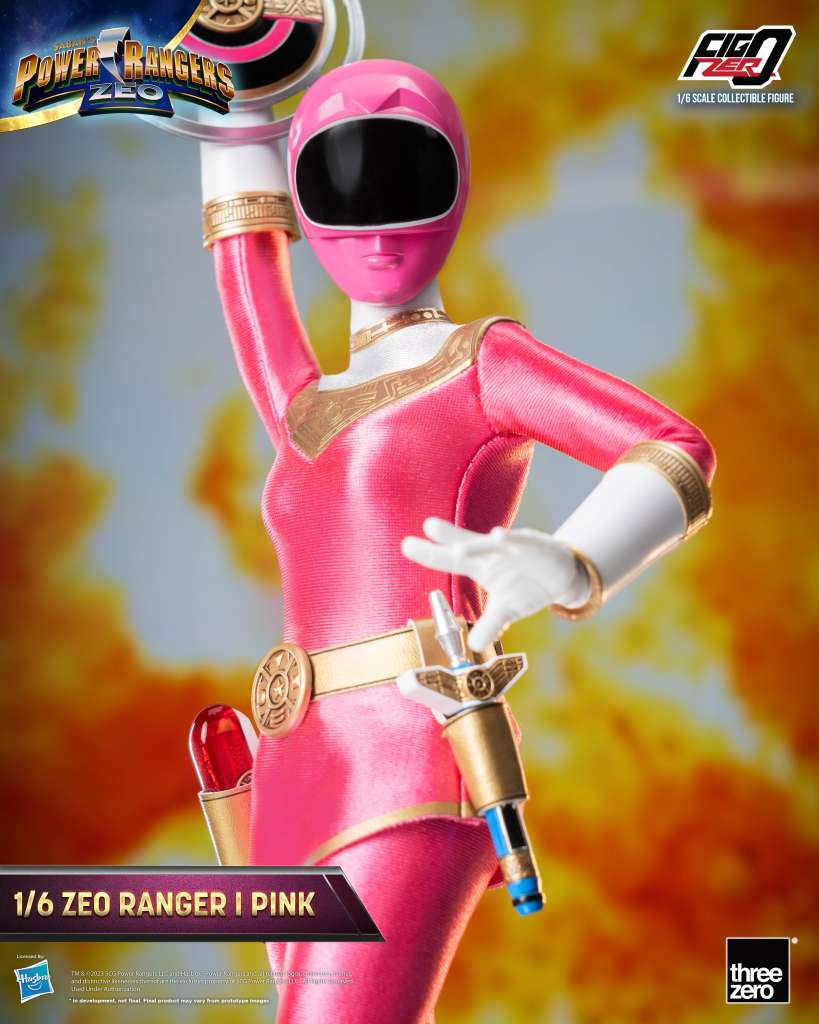 THREEA TOYS/THREEZERO POWER RANGERS ZEO RANGER I PINK 1/6 ACTION FIGURE 30 cm