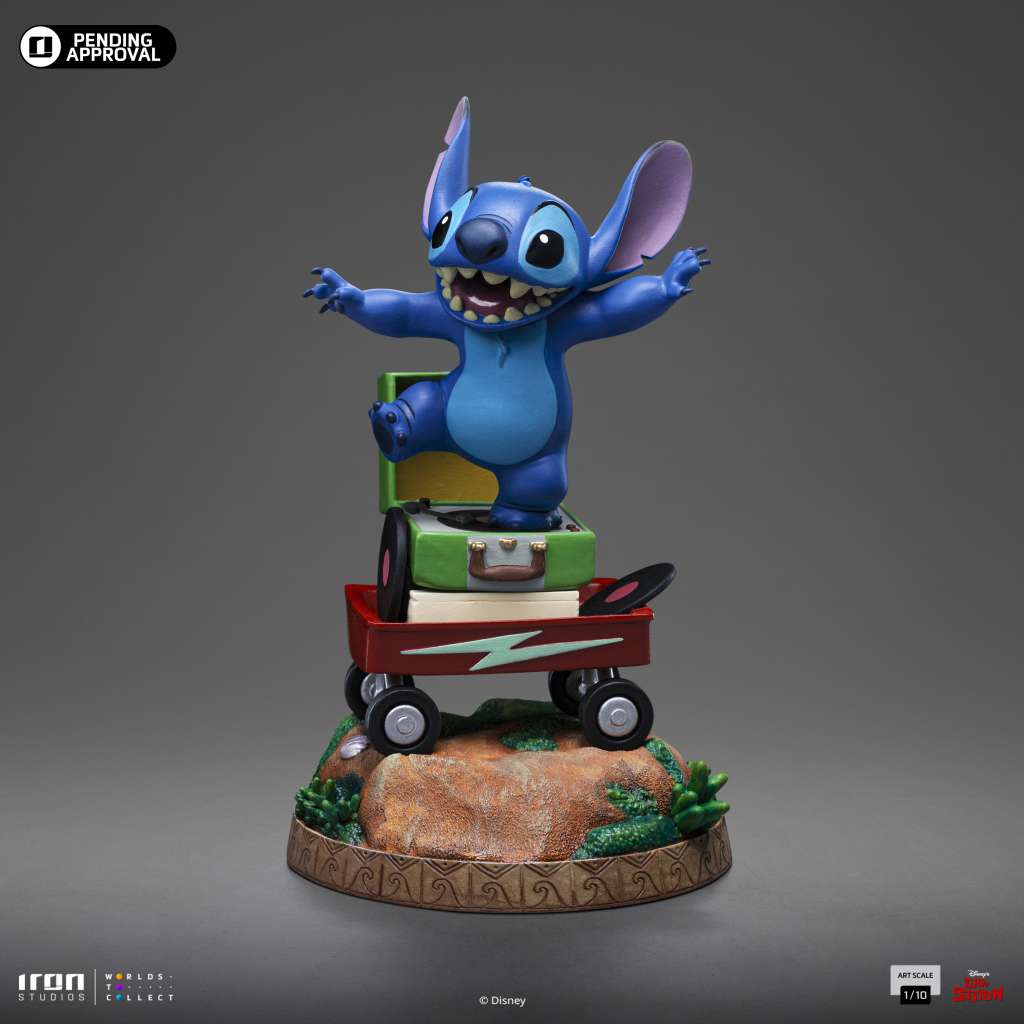 IRON STUDIOS LILO STITCH STITCH 1/10 STATUA 17 cm