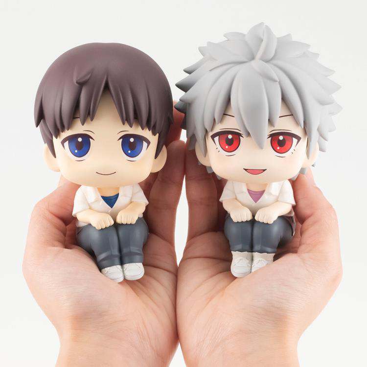 MEGAHOUSE LOOKUP EVA 3.0 + 1.0 SHINJI KAWORU GIFT MINI FIGURA 11 cm