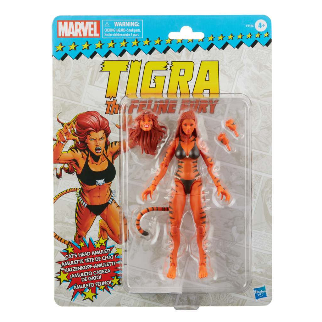 HASBRO - MARVEL LEGENDS VINTAGE TIGRA AF ACTION FIGURE