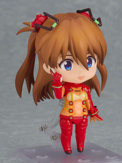 GOOD SMILE COMPANY ASUKA - EVANGELION NENDOROID 2.0 TEST SUIT MINI FIGURA 10 cm