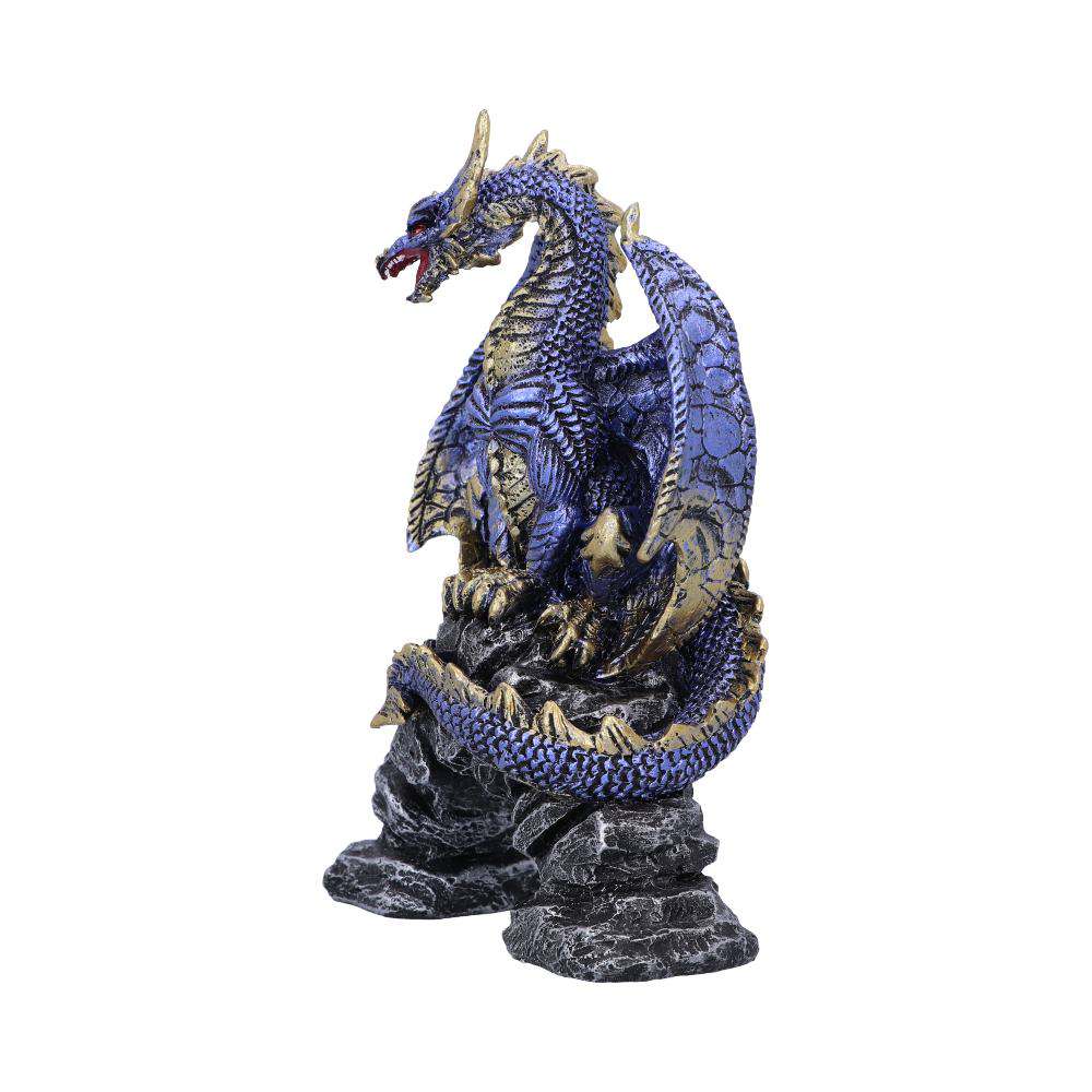 DRAGON FIGURINE METALLIC BLUE ACKO