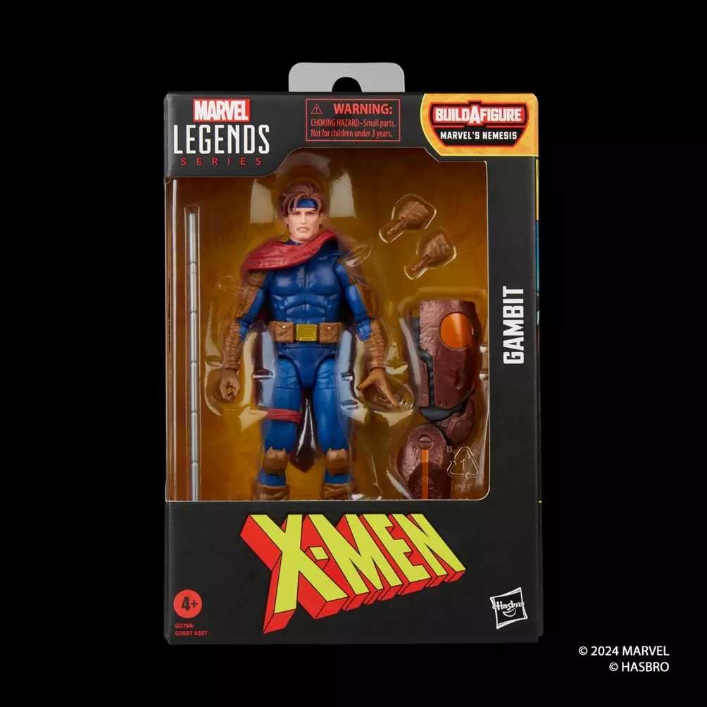 HASBRO GAMBIT - MARVEL LEGENDS X-MEN NEMESIS ACTION FIGURE