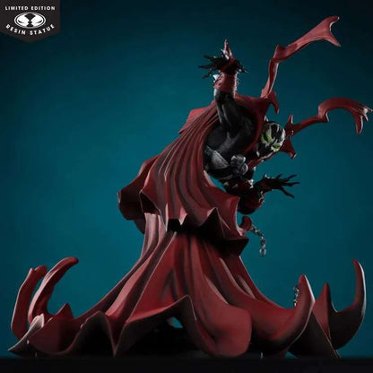 MCFARLANE TOYS 25 SPAWN BLACK WHITE & RED ALL OVER SPAWN GREG CAPULLO RESIN STATUA 22 cm