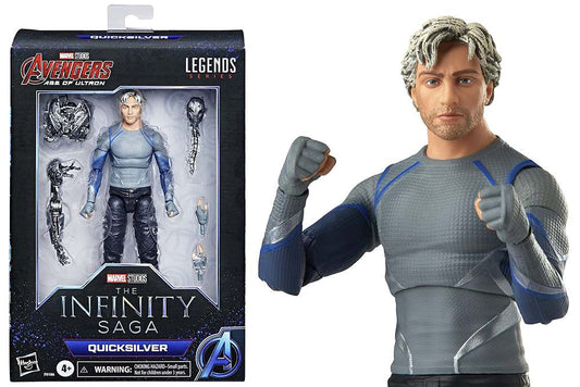 MARVEL LEGENDS THE INFINITY SAGA FIGURA QUICKSILVER 15CM HASBRO