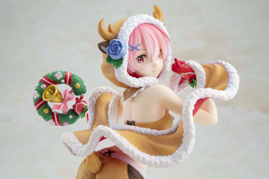 KADOKAWA RE ZERO RAM CHRISTMAS MAID VER ST STATUA 23 cm