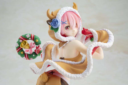 KADOKAWA RE ZERO RAM CHRISTMAS MAID VER ST STATUA 23 cm