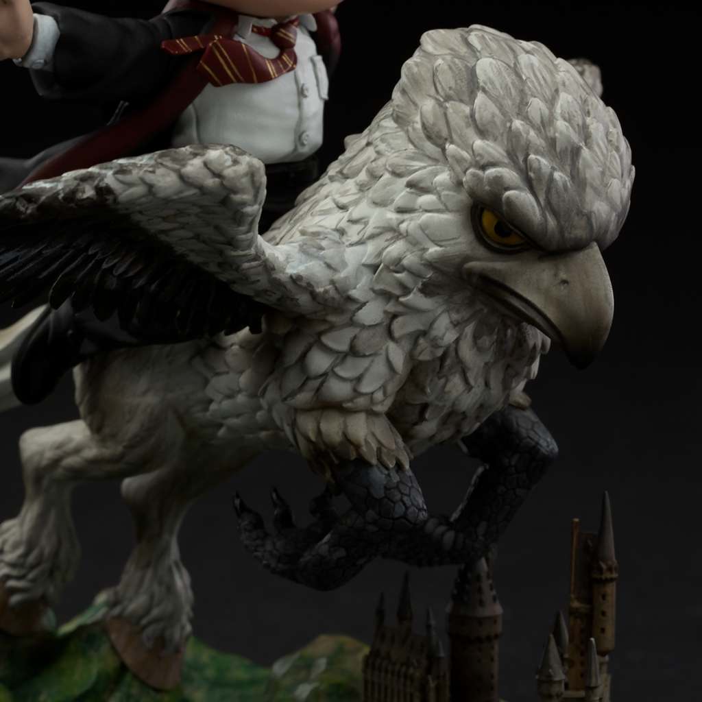 IRON STUDIOS - HARRY POTTER + BUCKBEAK MINICO STATUA 17 cm