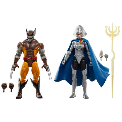WOLVERINE 50TH ANNIVERSARY MARVEL LEGENDS ACTION FIGURA 2-PACK WOLVERINE & LILANDRA NERAMANI 15 CM HASBRO