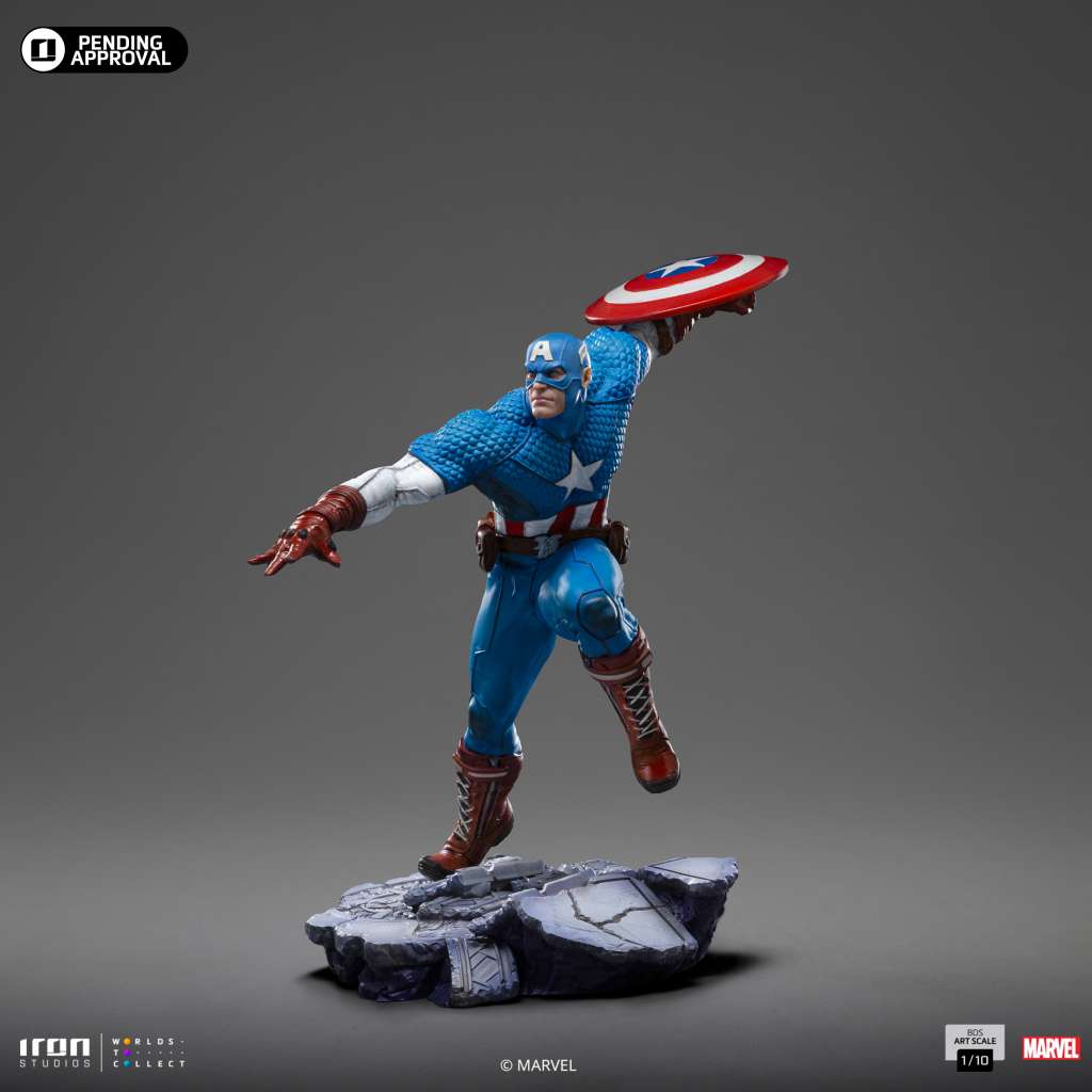 IRON STUDIOS INFINITY GAUNTLET CAPTAIN AMERICA1/10 STATUA 34 cm
