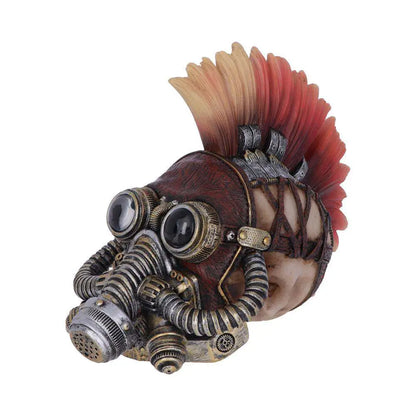 STEAMPUNK FLAME HAWK SKULL