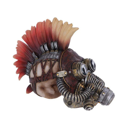 STEAMPUNK FLAME HAWK SKULL
