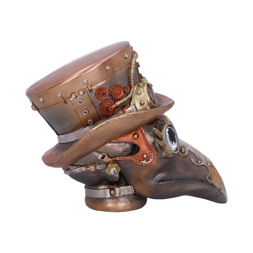 NEMESIS NOW STEAMPUNK AUTOMATON APOTHECARY DOC SKULL FIGURA 20.05 cm