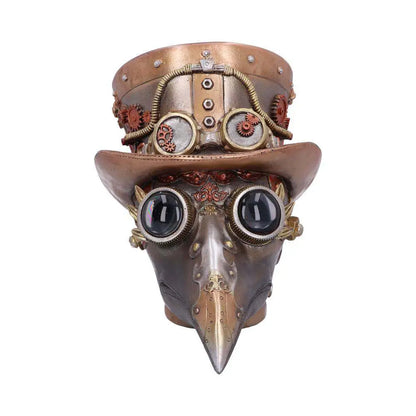 NEMESIS NOW STEAMPUNK AUTOMATON APOTHECARY DOC SKULL FIGURA 20.05 cm