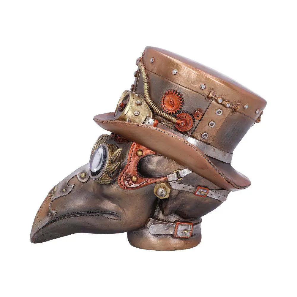 NEMESIS NOW STEAMPUNK AUTOMATON APOTHECARY DOC SKULL FIGURA 20.05 cm