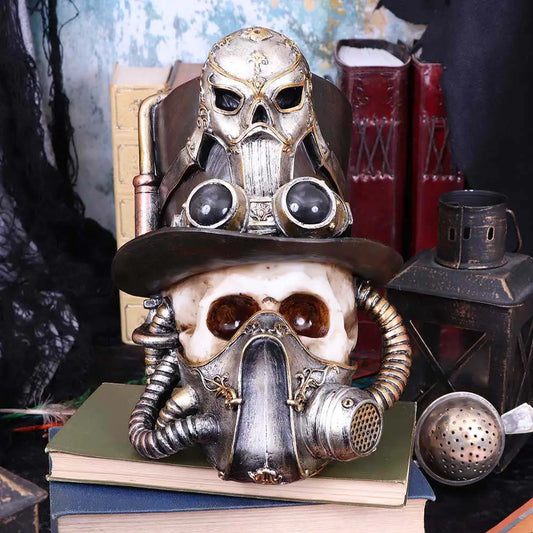 STEAMPUNK BREATHE VENETIAN MASK SKULL