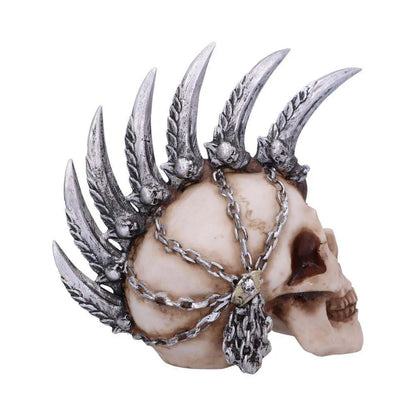 NEMESIS NOW STEAMPUNK CHAIN BLADE MOHICAN KNIF SKULL FIGURA