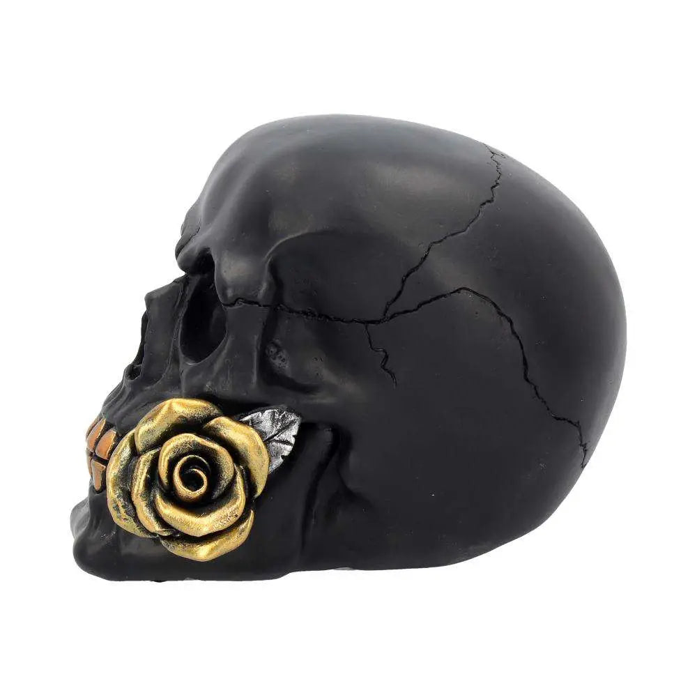 SKULL GOTHIC BLACK ROSE FROM THE DEAD